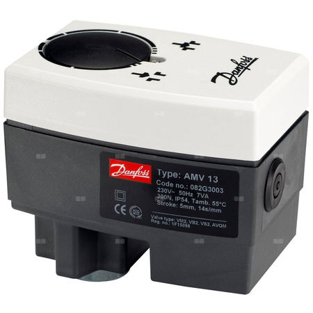 Siłownik elektryczny AMV 13/230V 14s/mm sygn.3-pkt napęd z funkcją bezpieczeństwa