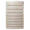 Zbiornik na wodę deszczową ExtraSlim Stone Decor, 400l, piaskowy z kranem Aqua Quick
