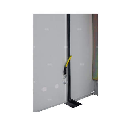 Skrzynka gazowa, 1050x700x250, wolnostojąca, metalowa, ze skośnym daszkiem - antracytowa