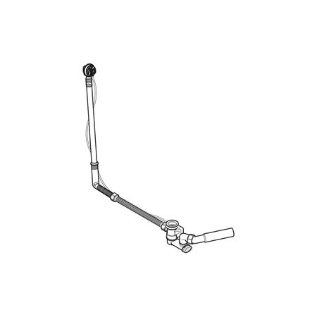 Kolano przyłączeniowe Geberit z nakrętką z PE: d=40-50mm