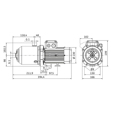 Wilo-Medana CH1-L.204-1/E/A/10T wysokociśnieniowa pozioma pompa do wody