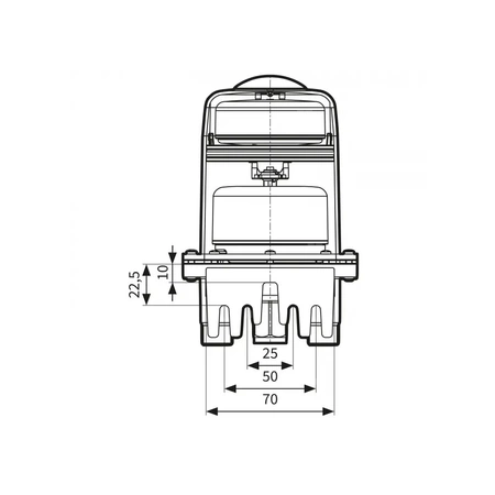 Odpowietrznik automatyczny AFRISO Flow-Control 3/K HT GW cynkowy fi 3/4''x1/4''