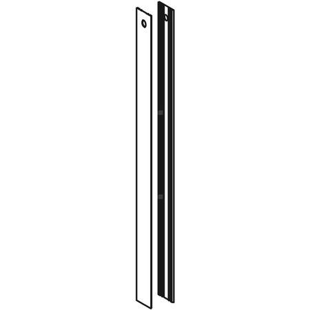Zestaw okładziny bocznej do modułu sanitarnego Geberit Monolith do WC, 114 cm: Aluminium szczotkowane