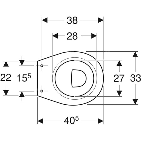 Miska WC stojąca GEBERIT Bambini