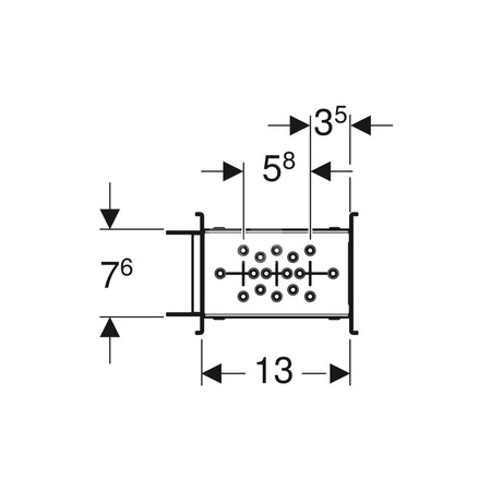 Podkładka izolacyjna akustyczna, do przyłącza prostego, EPDM