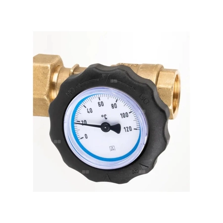 Grupa pompowa AFRISO BPS 901 AP GZ x GW 1'' x 3/4'', z zaworem termostatycznym, z pompą obiegową AFRISO APH 160 15-7/130 mm