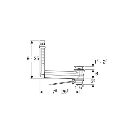 Pokrętło Geberit: Polerowany