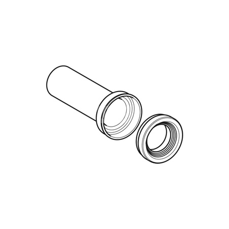 Uszczelka gumowa Geberit: d=80–100mm, d min.=80mm, d maks.=100mm, d1=122mm