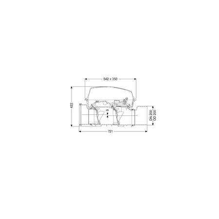 Zawór zwrotny KESSEL Staufix SWA DN 200 ev016084
