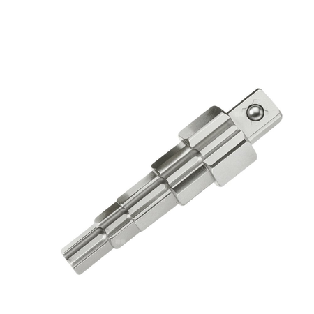 Klucz stopniowy UNI z grzechotką