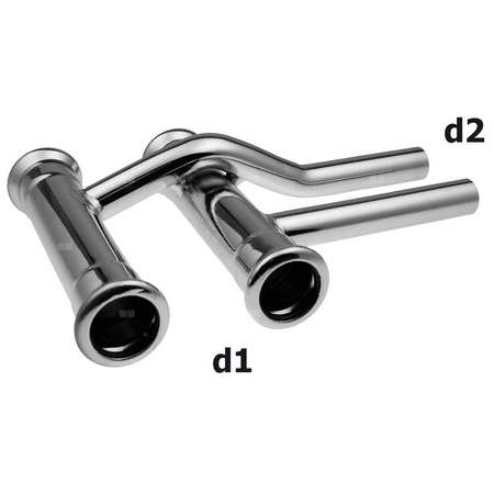 Trójnik redukcyjny mijankowy Steel - 28/12