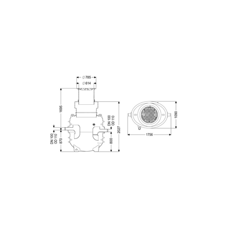 Separator tłuszczu EasyClean ground GW Direct-R NS2 170B