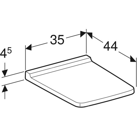 Deska sedesowa Geberit Xeno²: Wolne opadanie=Tak, Zawiasy wypinane=Tak, Mocowanie=Od góry, Biały / Błyszczący