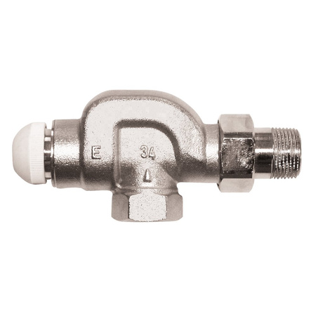 Zawór grzejnikowy termostatyczny HERZ TS-E kątowy spec., połączenie 1/2'' (niklowanie)