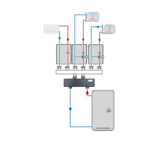 Sprzęgło hydrauliczne HW, do rozdzielacza KSV 125 70 kW
