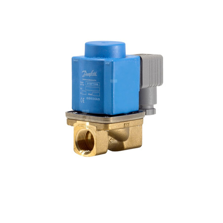 Zawór elektromagnetyczny EV220B, Funkcja: NC, G, 1/2, 2.500 m³/h, NBR