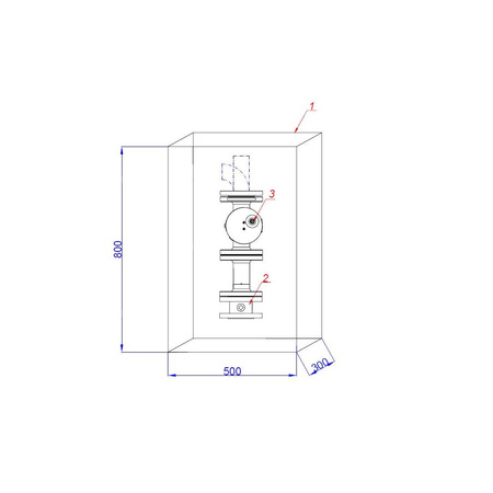 Punkt odcinający DN50