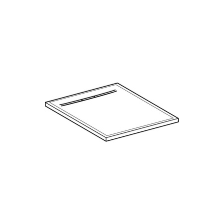 Pokrywa odpływu Geberit Sestra: szary/struktura łupka