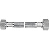 Wąż przyłączeniowy elastyczny FERRO z oplotem (stal), GW x GW, 3/8'' x 3/8'', długość 20 mm