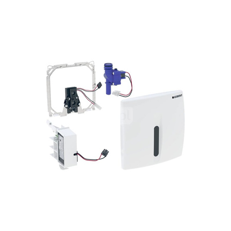 Płytka przykrywająca Geberit z cynkowego odlewu ciśnieniowego: Biały-alpin