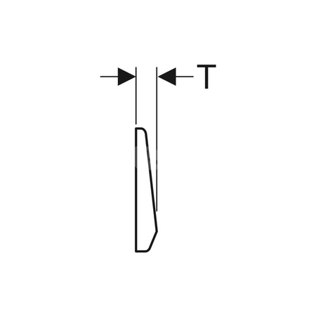 Ramka montażowa Geberit do przycisku uruchamiającego Highline