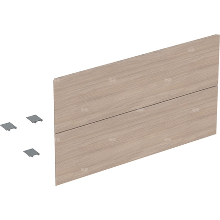 Zestaw frontów szuflad (2 szt.) do dolnej szafki pod umywalkę z dwoma szufladami GEBERIT ONE, kol. dąb melamina, struktura drewna szer.900 mm