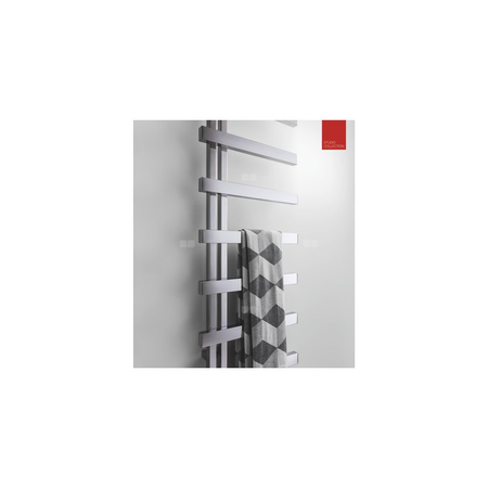 Grzejnik drabinkowy ZEHNDER Alban, wym. 1000 x 500 mm, kolor inox, moc 256W