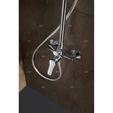 MORRIS DESZCZOWNIA Z BATERIĄ NATRYSKOWĄ, CHROM