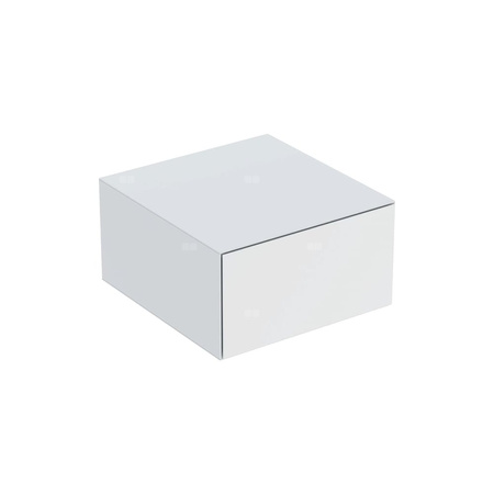 Szafka boczna Geberit ONE, z jedną szufladą: 45x24.5x47cm, Biały / Lakierowany matowy