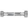 Wąż przyłączeniowy elastyczny FERRO z oplotem (stal), GW x GW, 3/8'' x 3/8'', długość 20 mm