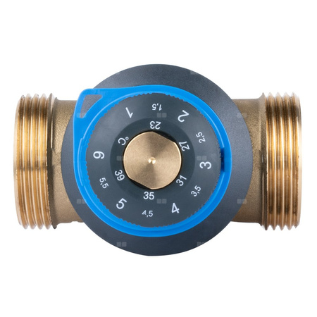 Zawór regulacyjny termostatyczny do wody ciepłej AFRISO ATM 881 mosiądz GZ 1 1/4'', DN 25, zakres temp. 20-43'C, Kvs 4.2 m3/h, maksymalna temperatura 90'C, maksymane ciśnienie 10 bar