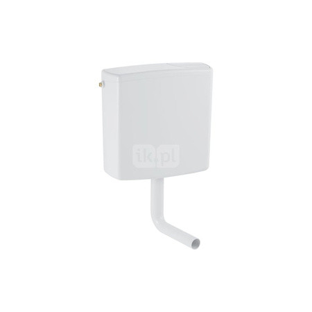 Podpora wentylatora Geberit z dźwignią uruchamiającą, do spłuczki natynkowej AP140, spłukiwanie dwudzielne