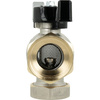 Zawór kulowy z filtrem siatkowym i magnesem BFV, GW G1''