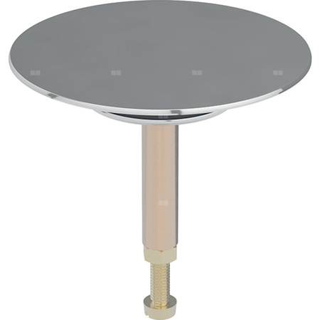 Korek zaworu Geberit do wpustu wannowego z gwintem rurowym, chrom błyszczący