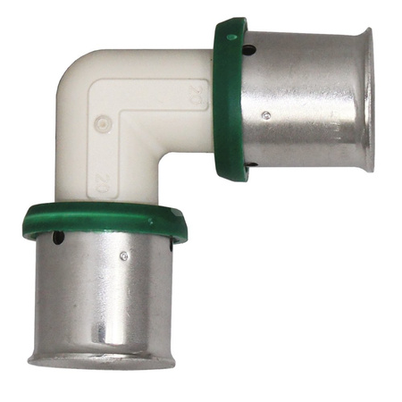 Kolano 90' HERZ, PPSU, 16x2 (zacisk)