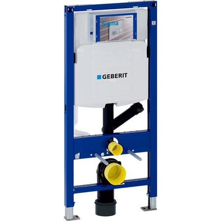 Stelaż podtynkowy do WC GEBERIT Duofix z odciągiem bocznym, Sigma, 1120 x 500 x 120 mm, regulowana wysokość, ze spłuczką