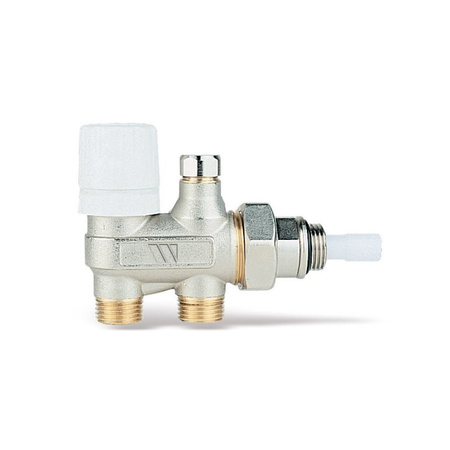 Zawór grzejnkowy ręczny 1163R 1/2" niklowany VALVOLA SQ 1/2" RAME MAN.SEMPL.REG.