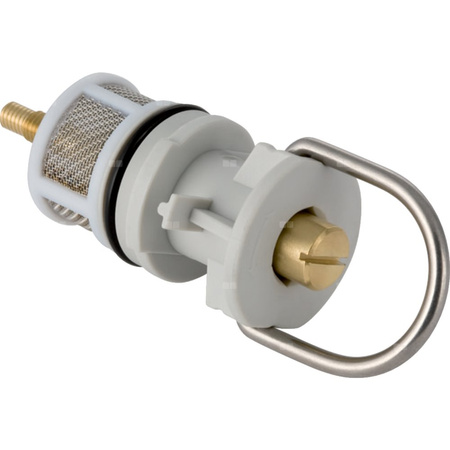 Uchwyt filtra Geberit ze śrubą dławiącą, do zaworu spłukującego do pisuarów z elektronicznym uruchamianiem spłukiwania