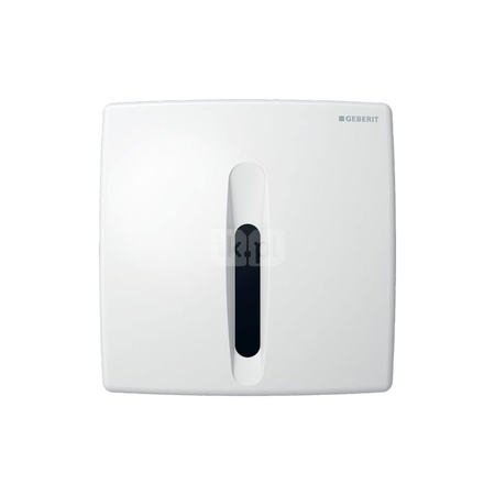 Okienko czujnika podczerwieni Geberit do zaworu spłukującego do pisuarów z elektronicznym uruchamianiem spłukiwania, płytka przykrywająca z cynkowego odlewu ciśnieniowego