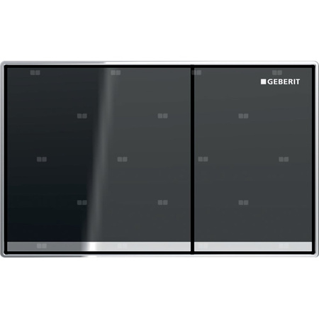 Przycisk uruchamiający Geberit Omega60, przedni, lava, prostokątny