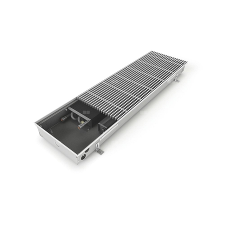 Grzejnik konwektorowy ZEHNDER Terraline Neo, wym. 110 x 2700 mm, kolor aluminiowy naturalny, moc 3687 W