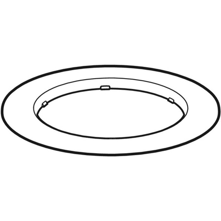 Pierścień mocujący Geberit do wpustu podłogowego 8 x 8 cm