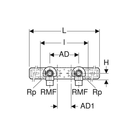 Zestaw do izolacji akustycznej do urządzeń odpływowych GEBERIT Mepla EPDM