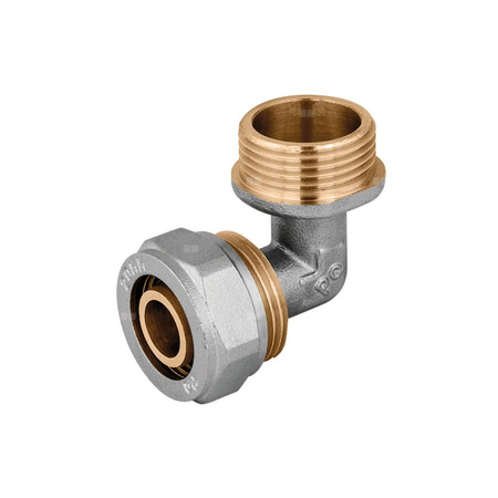 Kolano PERFEXIM 604, mosiądz, 20 x 3/4'' (zw x GZ)