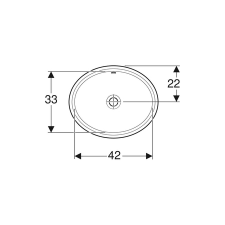 Elementy mocujące Geberit do umywalki podblatowej