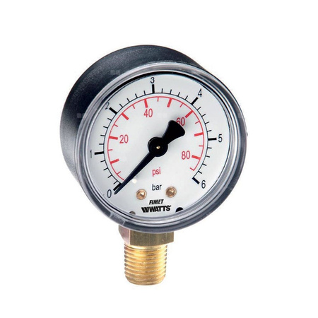 Manometr radialny -1-0bar 63mm M1-ABS 63 -1-0 G1/4C/D+LF+C 