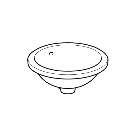 Elementy mocujące Geberit do umywalki podblatowej