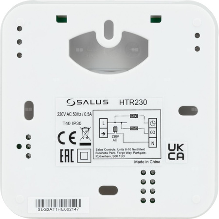 Przewodowy, dobowy, natynkowy, analogowy regulator SALUS HTR230