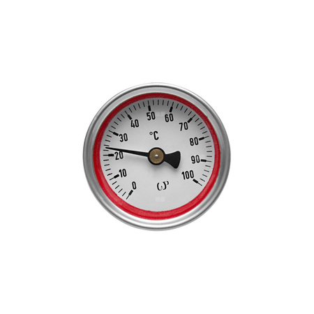 Termometr tarczowy 100 'C czerwony