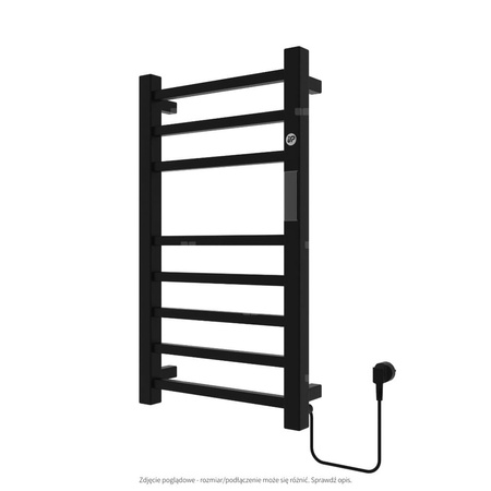 GRZEJNIK ELEKTRYCZNY STICK SMART AIR ELECTRO STIED-50/120C31L NATYNKOWE LEWE C31 BLACK MAT